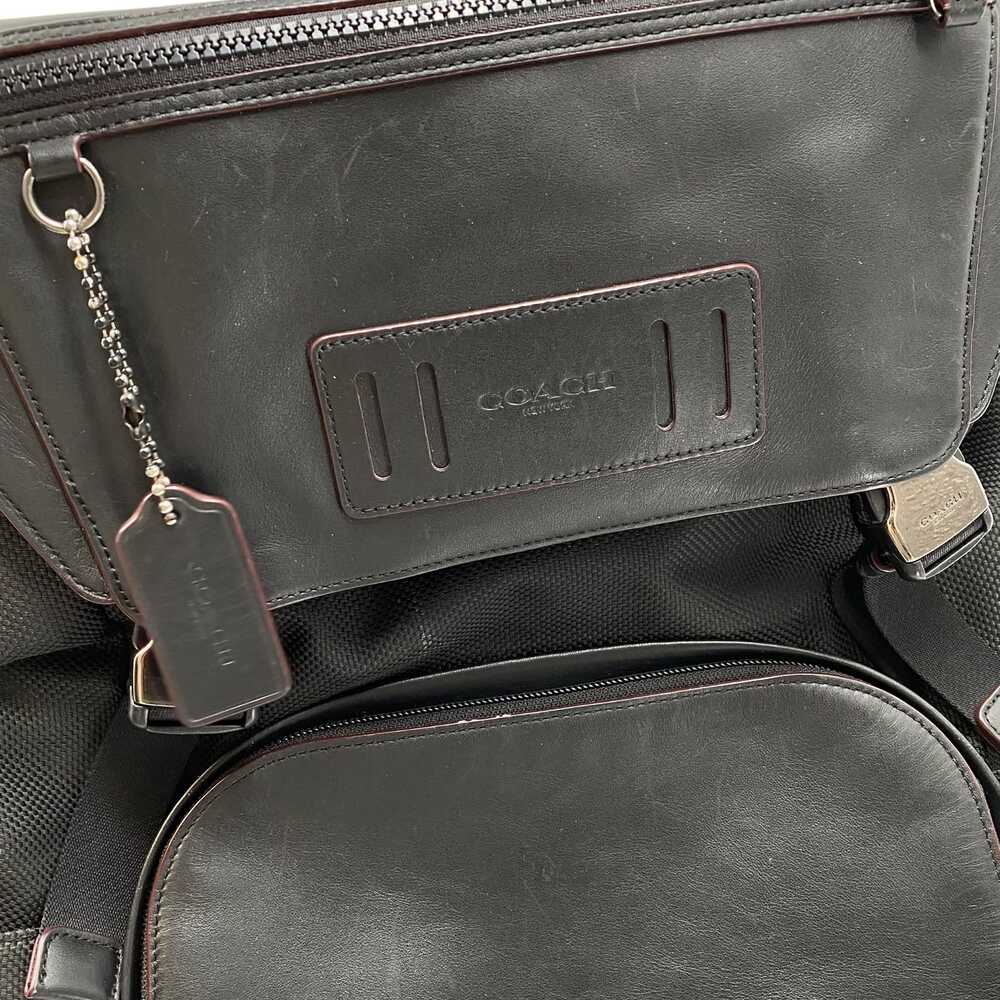 Coach Black Leather & Synthetic Backpack | OS Regular - Picture 4 of 11